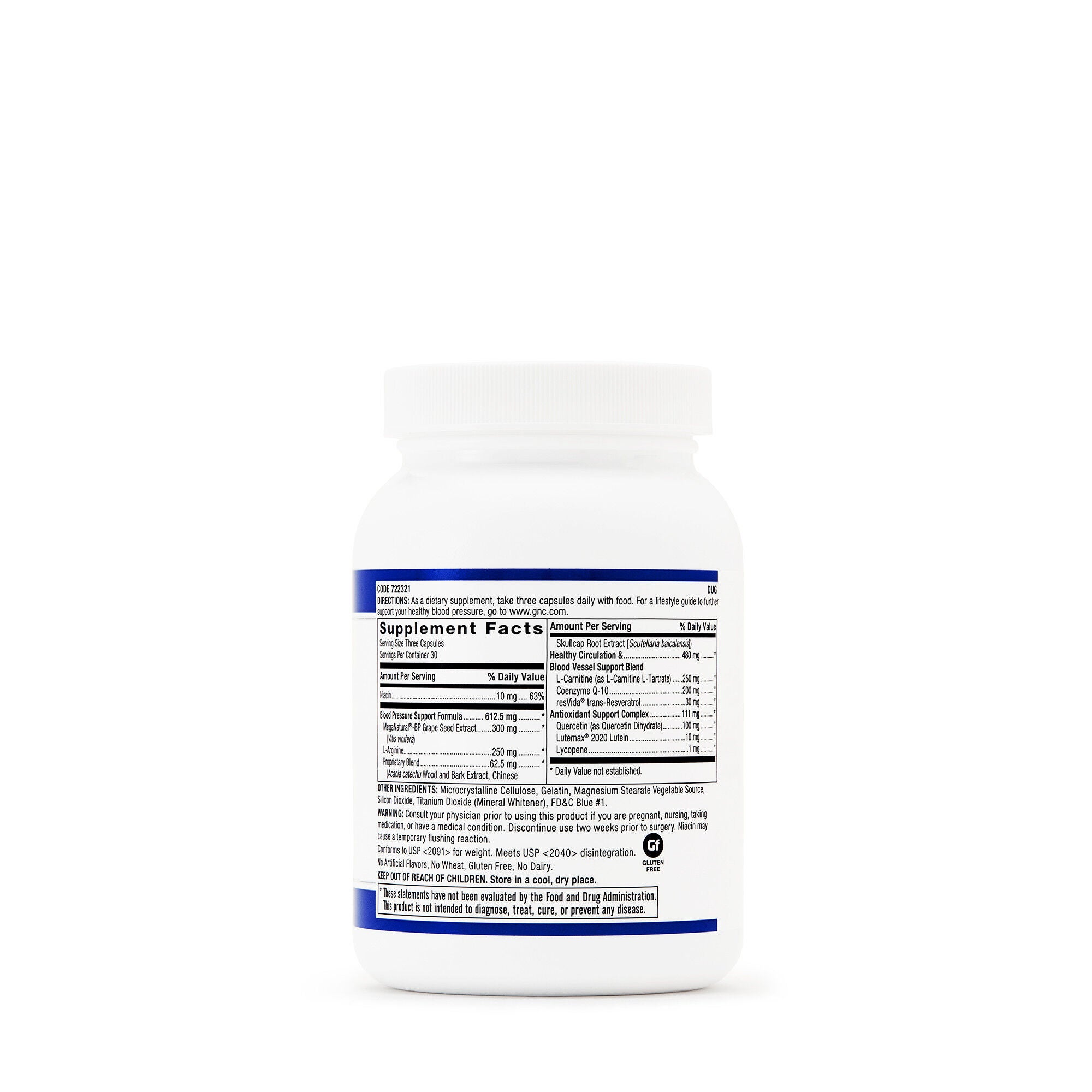 722321 GNC Preventive Nutrition® GNC Healthy Blood Pressure Formula